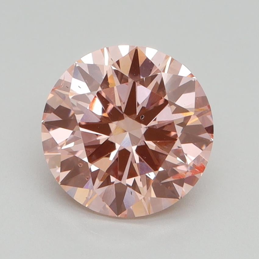 2.03 Ct. Fancy Intense Pink Round Lab Grown Diamond