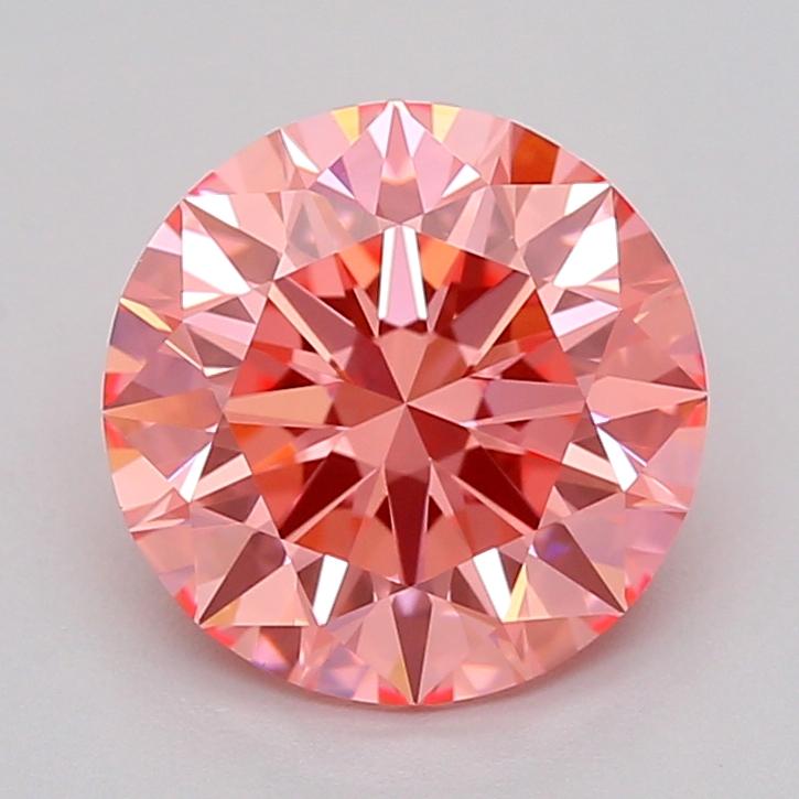 1.51 Ct. Fancy Vivid  Pink Round Lab Grown Diamond