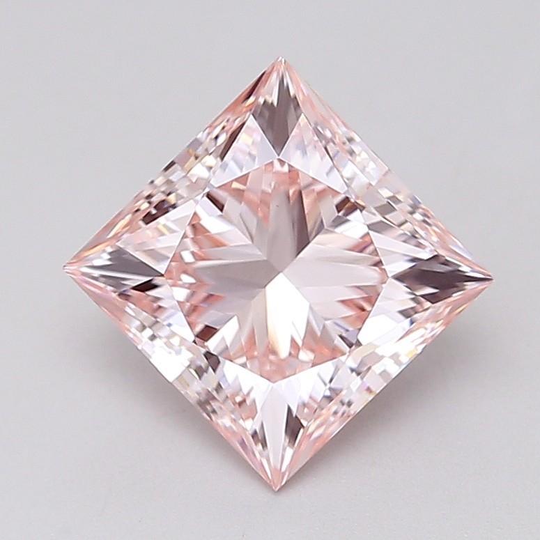 3.00 Ct. Fancy Intense Pink Princess Lab Grown Diamond
