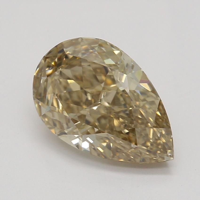 1.05 Ct. Fancy Yellowish Brown Pear Diamond