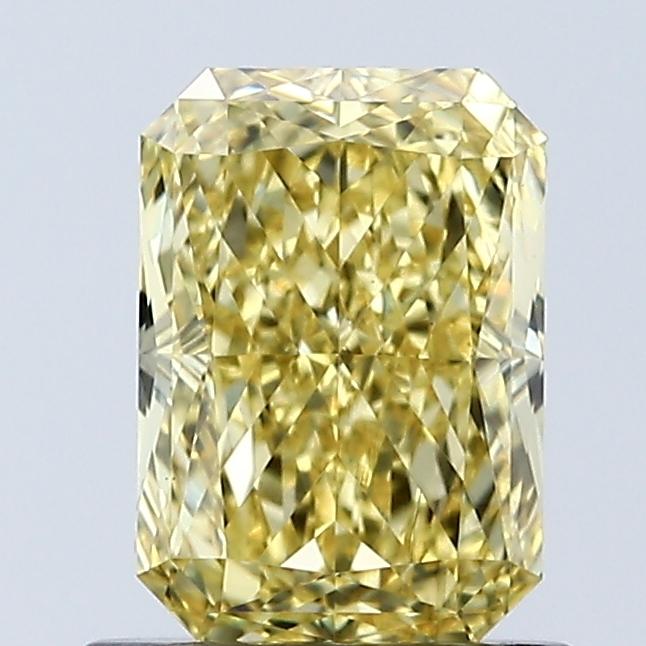 1.09 Ct. Fancy Vivid Yellow Radiant Lab Grown Diamond