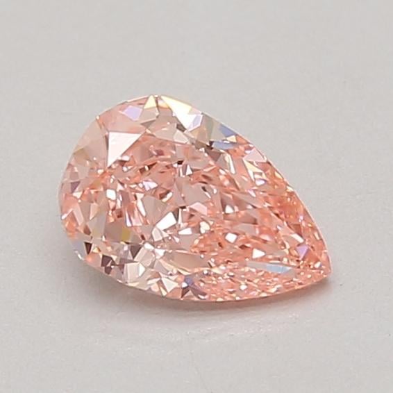0.72 Ct. Fancy Vivid Pink Pear Lab Grown Diamond