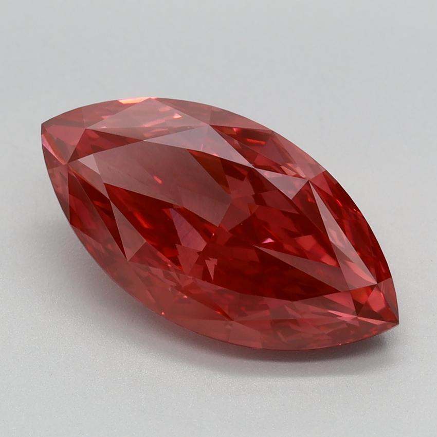 3.47 Ct. Fancy Vivid Pink Marquise Lab Grown Diamond