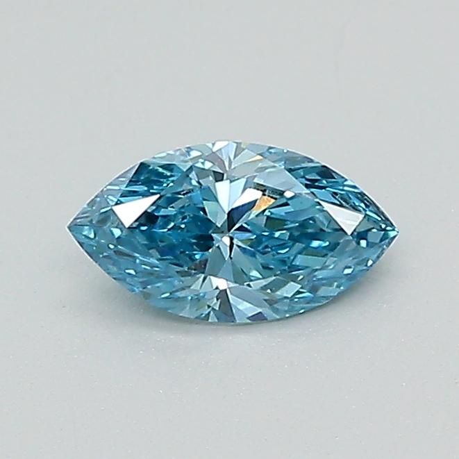 0.34 Ct. Fancy Vivid Blue Marquise Lab Grown Diamond