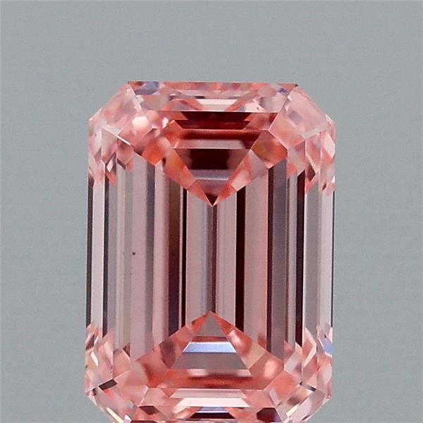 1.49 Ct. Fancy Vivid Pink Emerald Lab Grown Diamond