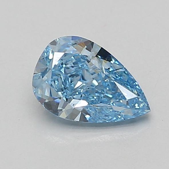 1.00 Ct. Fancy Vivid Blue Pear Lab Grown Diamond