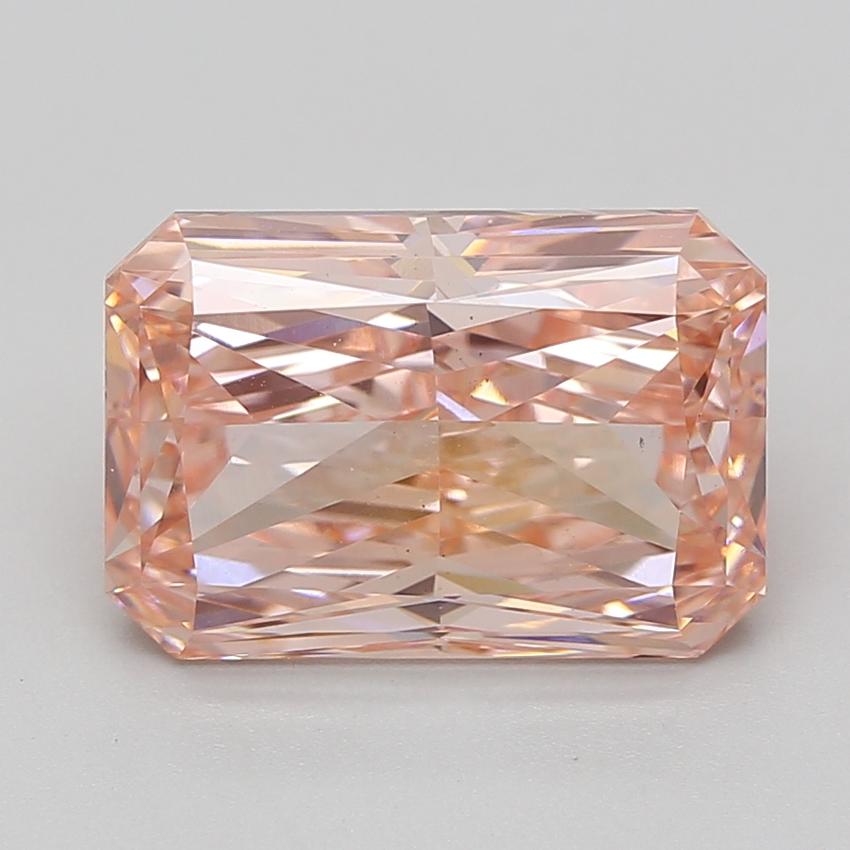 6.10 Ct. Fancy Vivid Pink Radiant Lab Grown Diamond