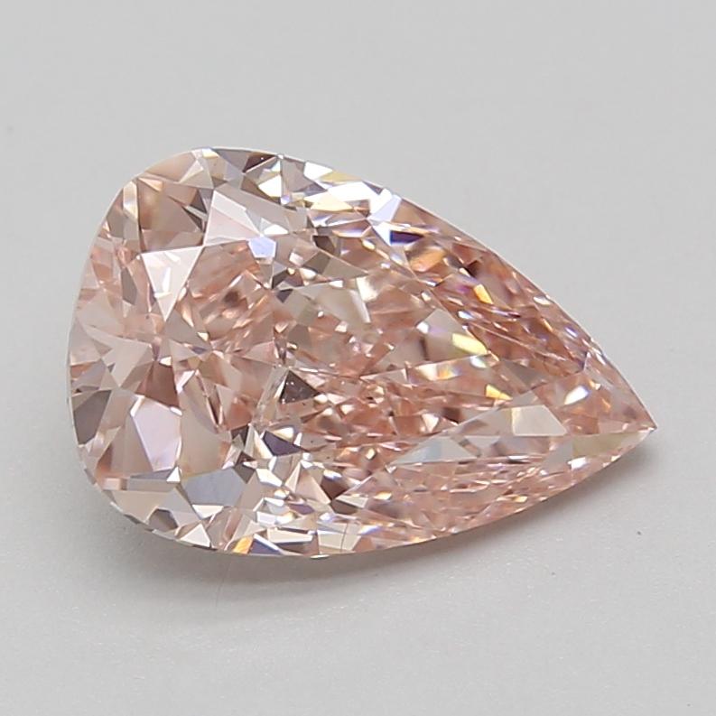 3.01 Ct. Fancy Intense Pink Pear Lab Grown Diamond