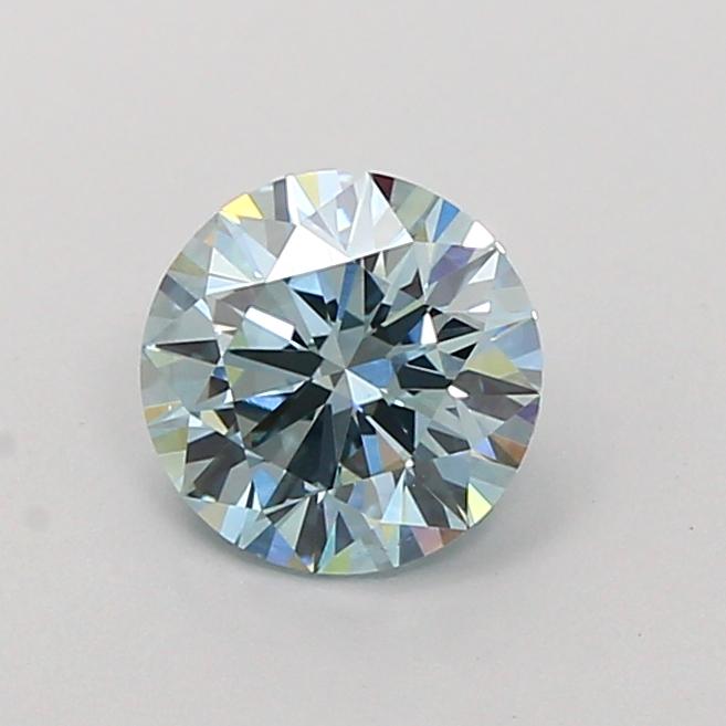 1.14 Ct. Fancy Vivid  Blue Round Lab Grown Diamond
