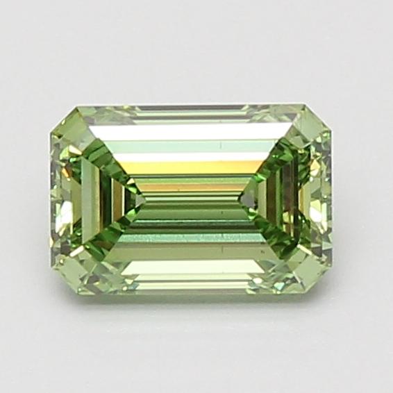 1.04 Ct. Fancy Vivid Green Emerald Lab Grown Diamond