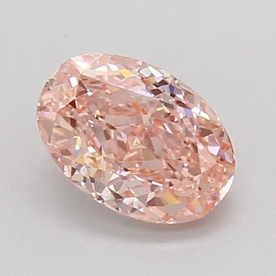 1.04 Ct. Fancy Vivid Pink Oval Lab Grown Diamond