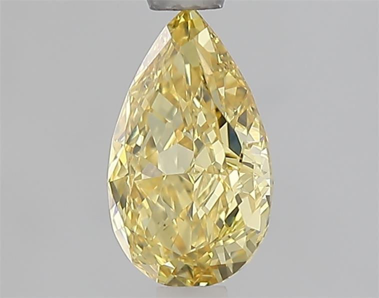1.04 Ct. Fancy Intense  Yellow Pear Lab Grown Diamond