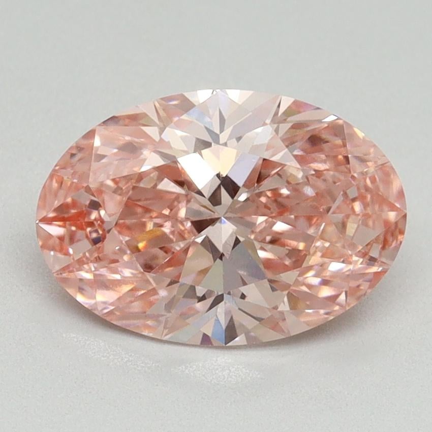 2.01 Ct. Fancy Vivid Pink Oval Lab Grown Diamond