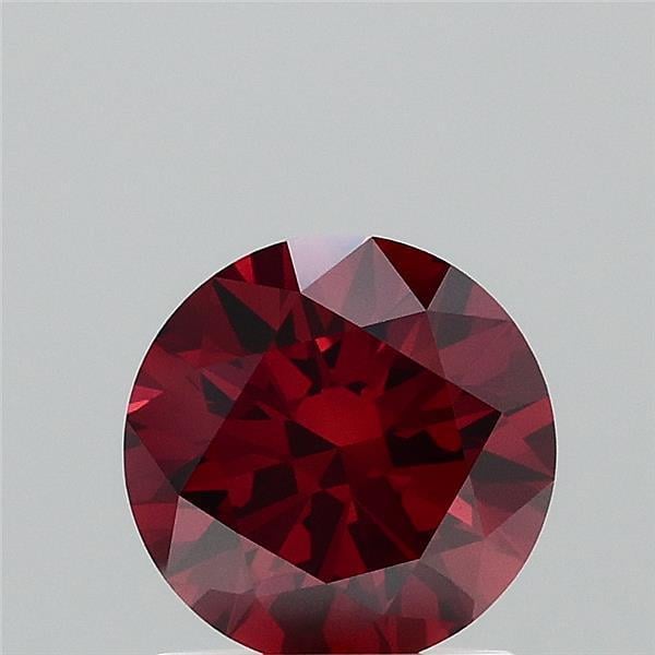 1.23 Ct. Fancy Intense Brownish Orange Round Lab Grown Diamond
