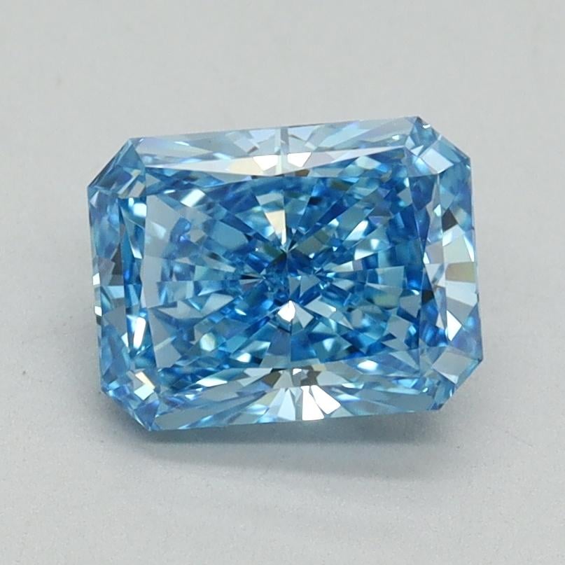 1.35 Ct. Fancy Vivid Blue Radiant Lab Grown Diamond