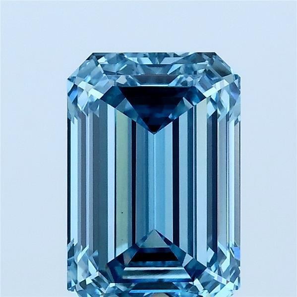 1.93 Ct. Fancy Vivid Blue Emerald Lab Grown Diamond