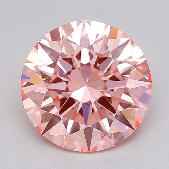 1.02 Ct. Fancy Pink Round Lab Grown Diamond