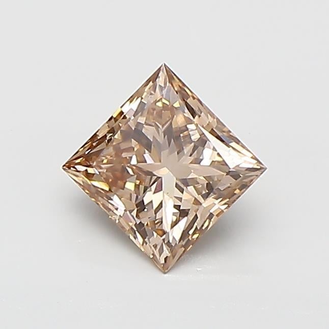 0.70 Ct. Fancy Light  Brown Princess Lab Grown Diamond