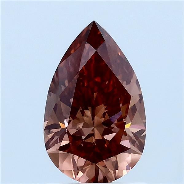 1.03 Ct. Fancy Pinkish Brown Pear Lab Grown Diamond
