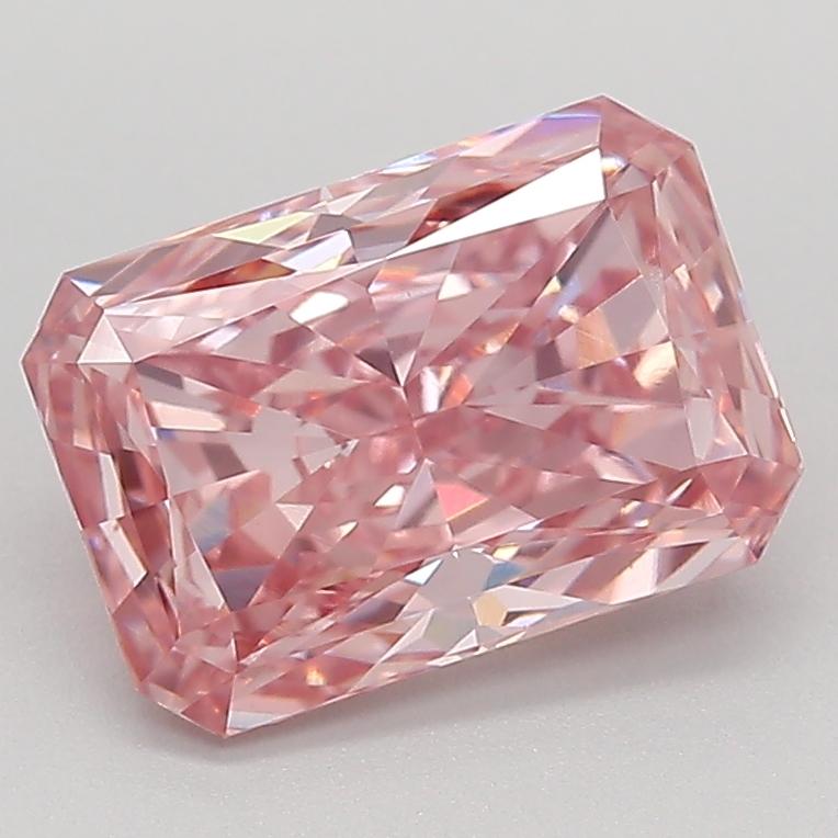 1.85 Ct. Fancy Intense Pink Radiant Lab Grown Diamond