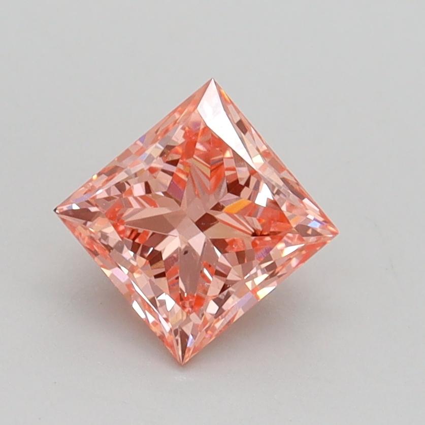 1.00 Ct. Fancy Intense Pink Princess Lab Grown Diamond