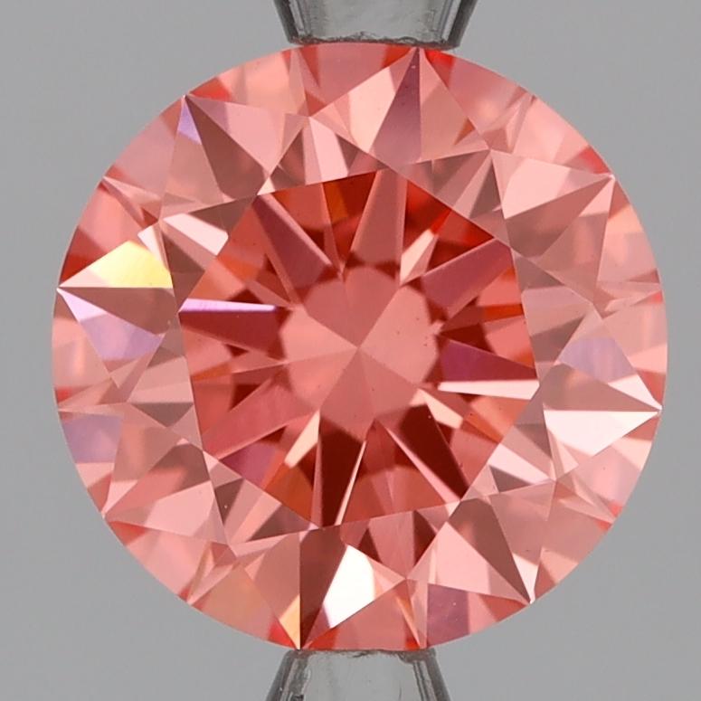 2.06 Ct. Fancy Vivid Pink Round Lab Grown Diamond
