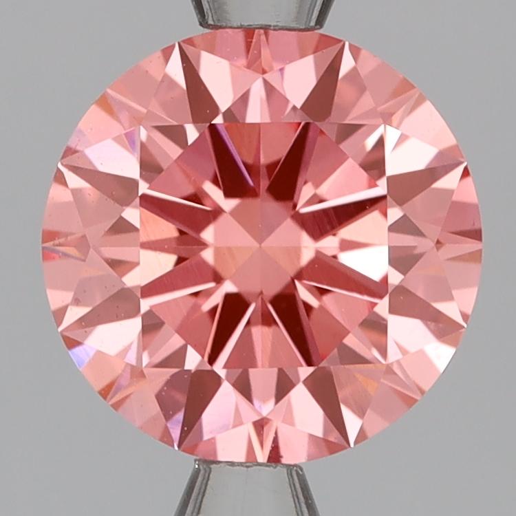 2.02 Ct. Fancy Vivid Pink Round Lab Grown Diamond