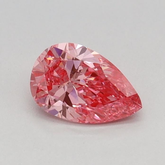0.32 Ct. Fancy Vivid Pink Pear Lab Grown Diamond