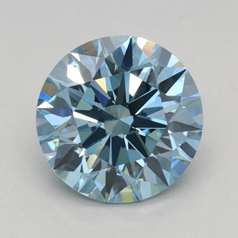 1.04 Ct. Fancy Vivid Blue Round Lab Grown Diamond