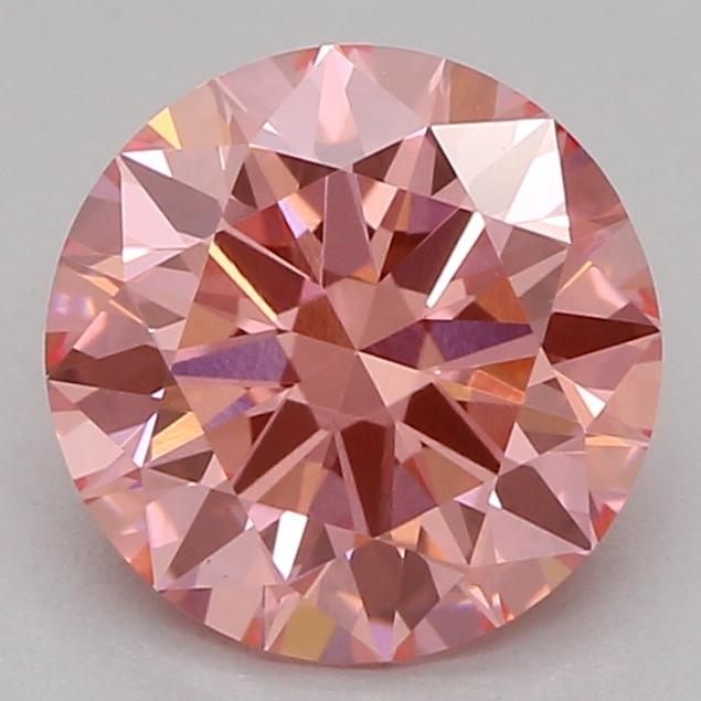 1.00 Ct. Fancy Vivid Pink Round Lab Grown Diamond