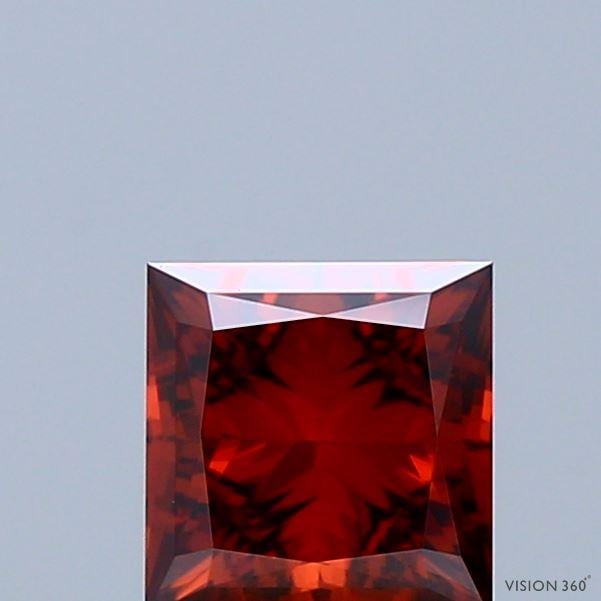 1.02 Ct. Fancy Deep Orange Princess Lab Grown Diamond