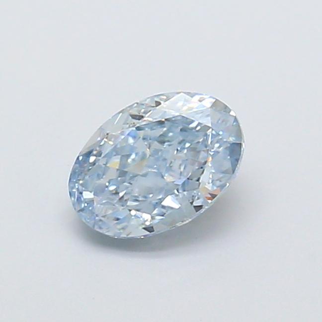 1.00 Ct. Fancy Intense  Blue Oval Lab Grown Diamond