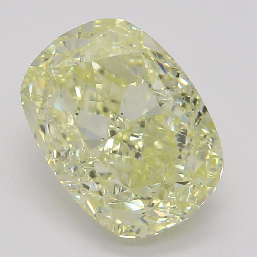 2.07 Ct. Fancy Light Yellow Cushion Diamond