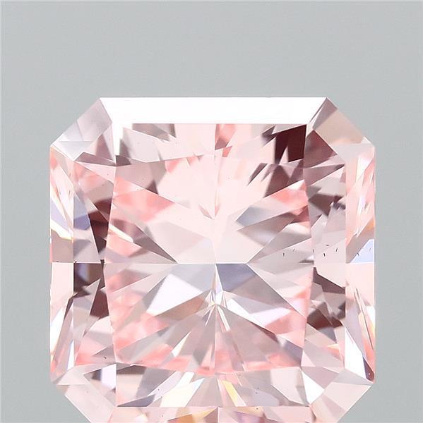 3.00 Ct. Fancy Vivid  Pink Radiant Lab Grown Diamond