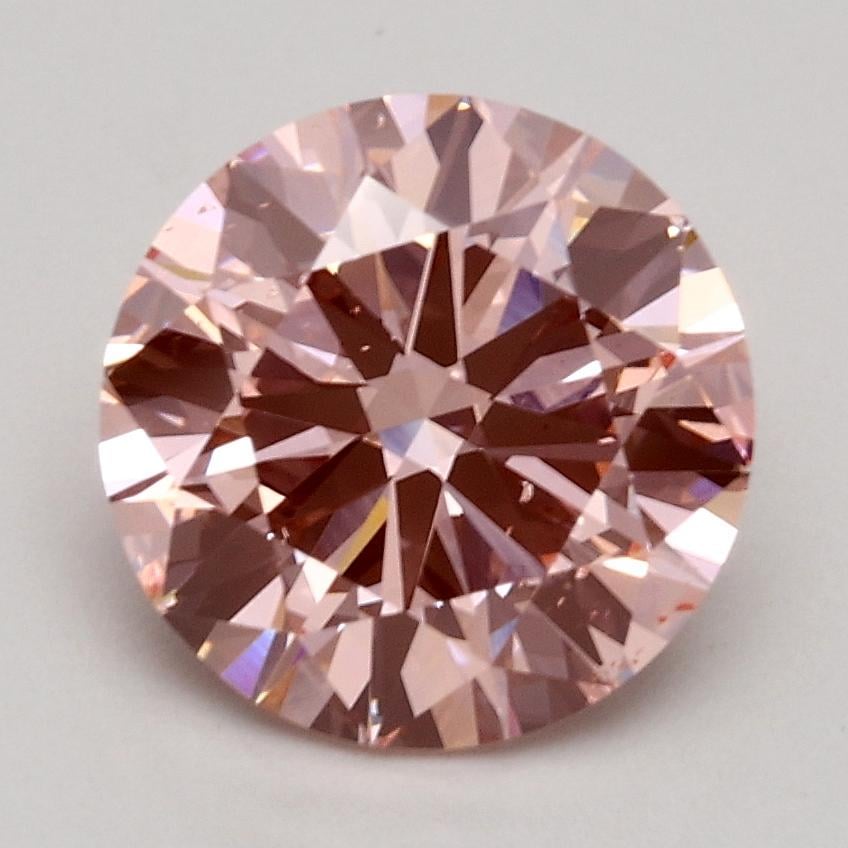 1.80 Ct. Fancy Intense Pink Round Lab Grown Diamond