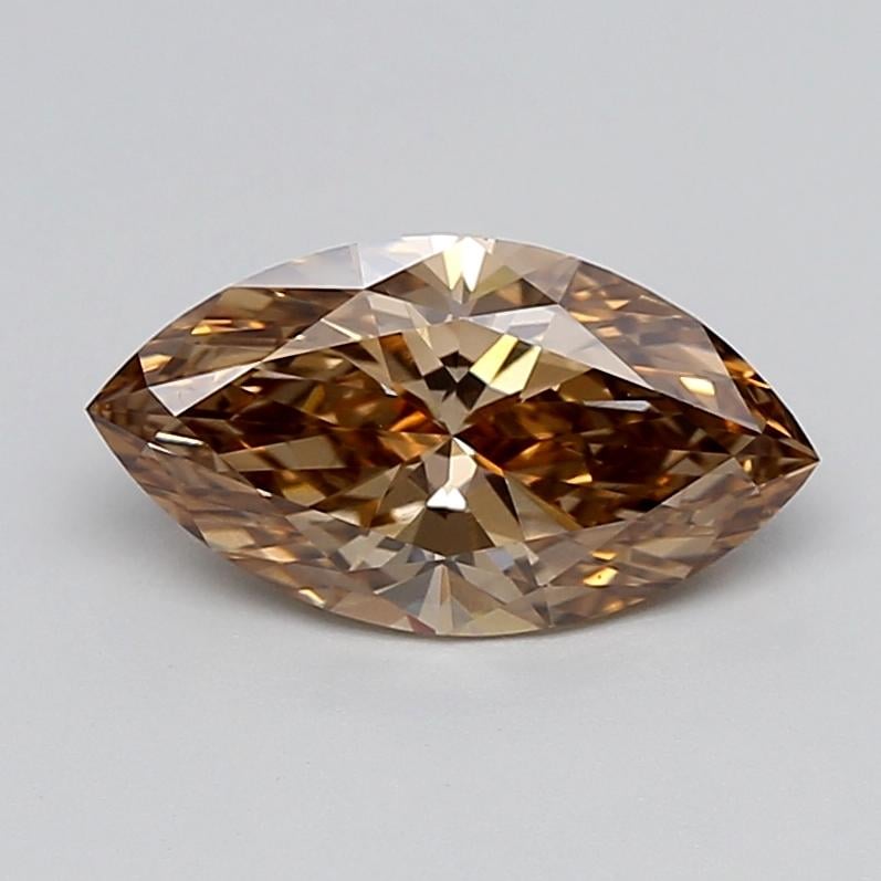 2.05 Ct. Fancy Light  Brown Marquise Lab Grown Diamond