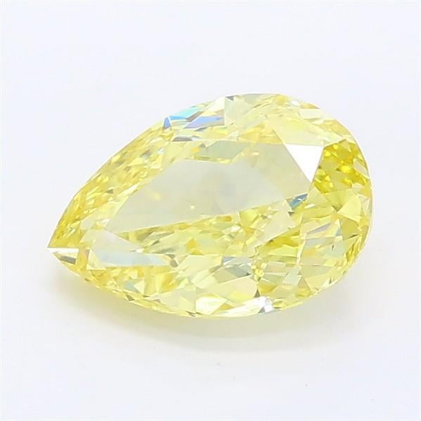 1.02 Ct. Fancy Yellow Pear Lab Grown Diamond