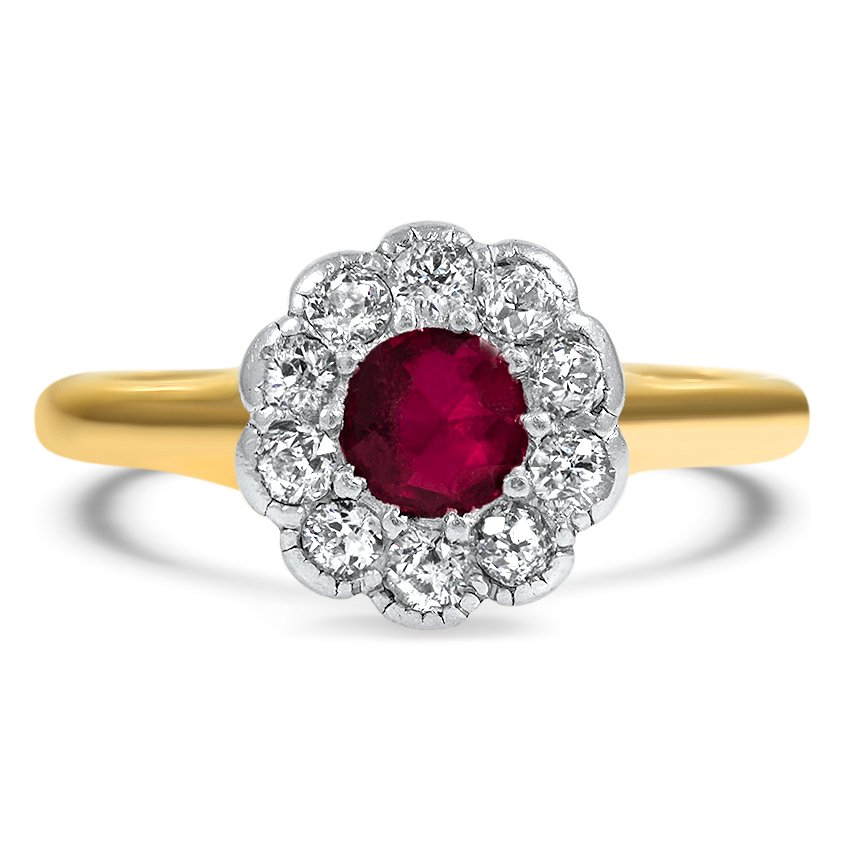 Edwardian Ruby Vintage Ring