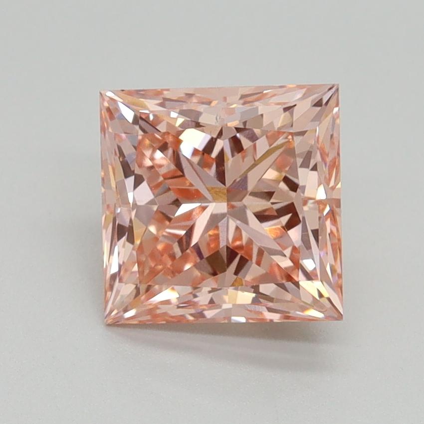 1.91 Ct. Fancy Intense Pink Princess Lab Grown Diamond