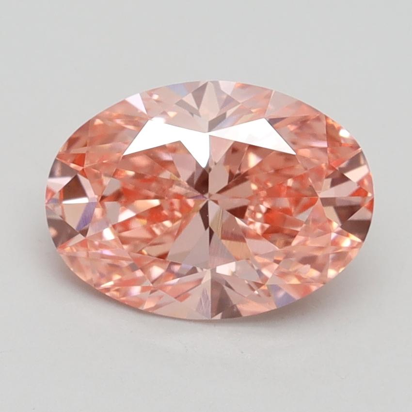 1.82 Ct. Fancy Vivid Pink Oval Lab Grown Diamond