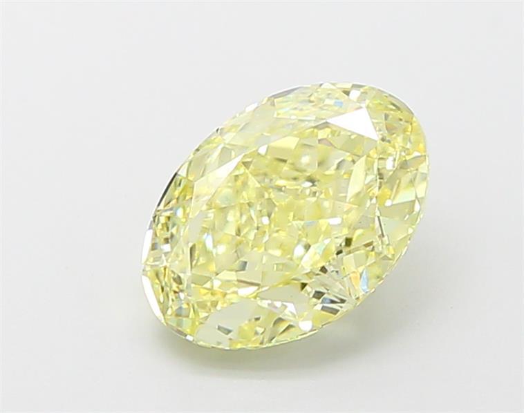 1.93 Ct. Fancy Intense Yellow Oval Lab Grown Diamond