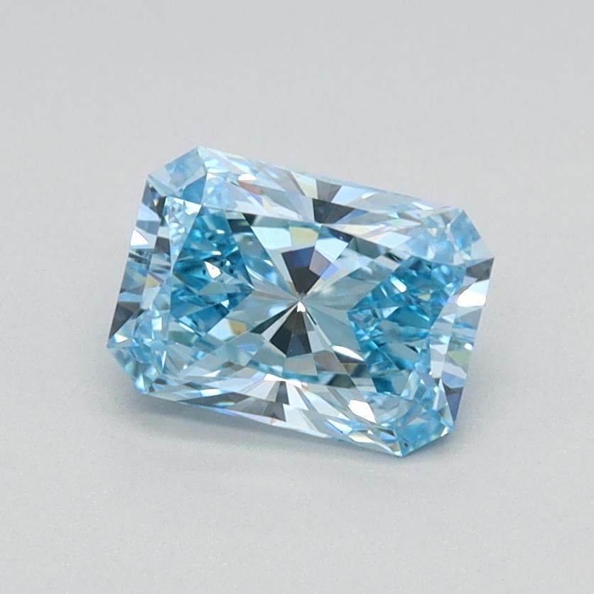 0.74 Ct. Fancy Intense Blue Radiant Lab Grown Diamond