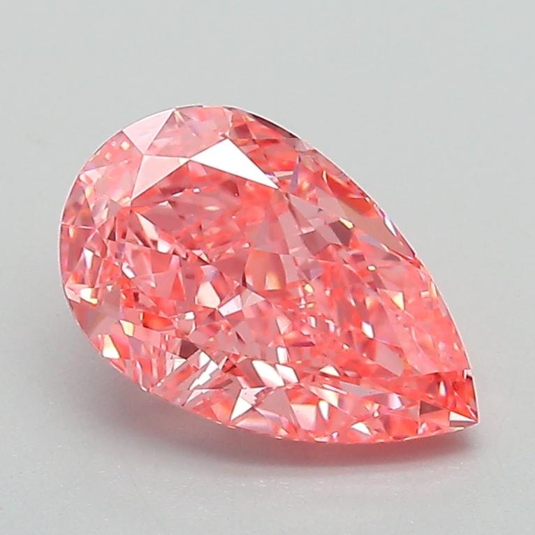 1.60 Ct. Fancy Vivid Pink Pear Lab Grown Diamond