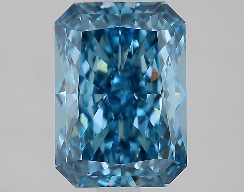 2.02 Ct. Fancy Vivid Blue Radiant Lab Grown Diamond