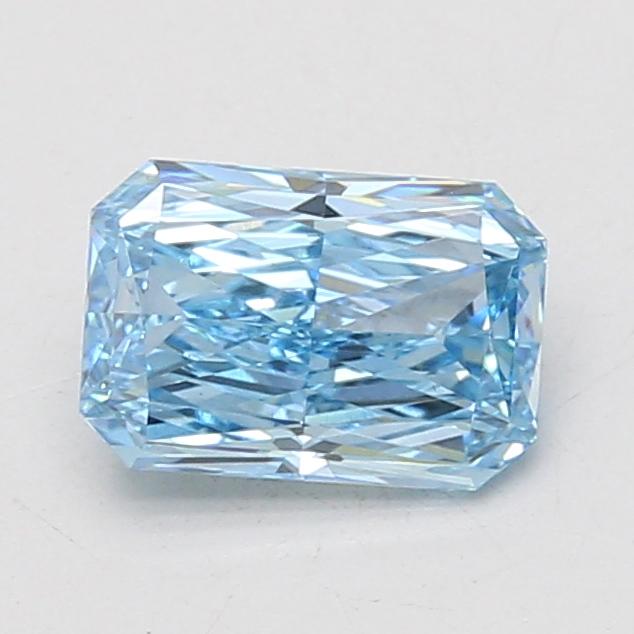 1.30 Ct. Fancy Vivid Blue Radiant Lab Grown Diamond