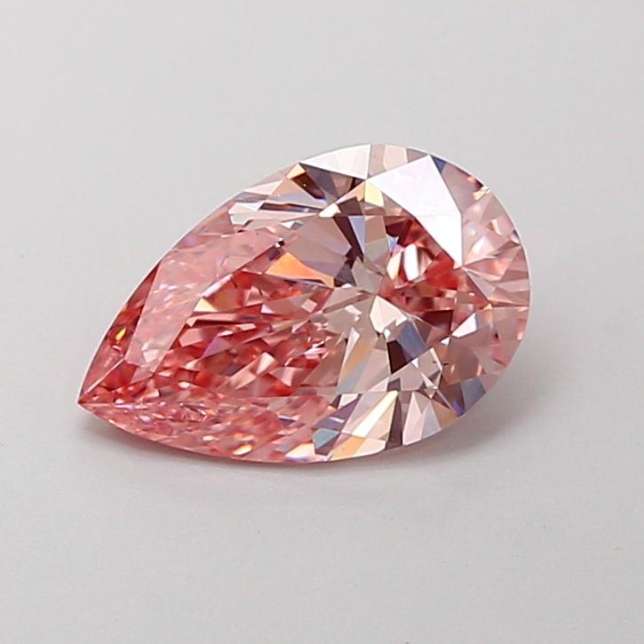 1.57 Ct. Fancy Vivid Pink Pear Lab Grown Diamond