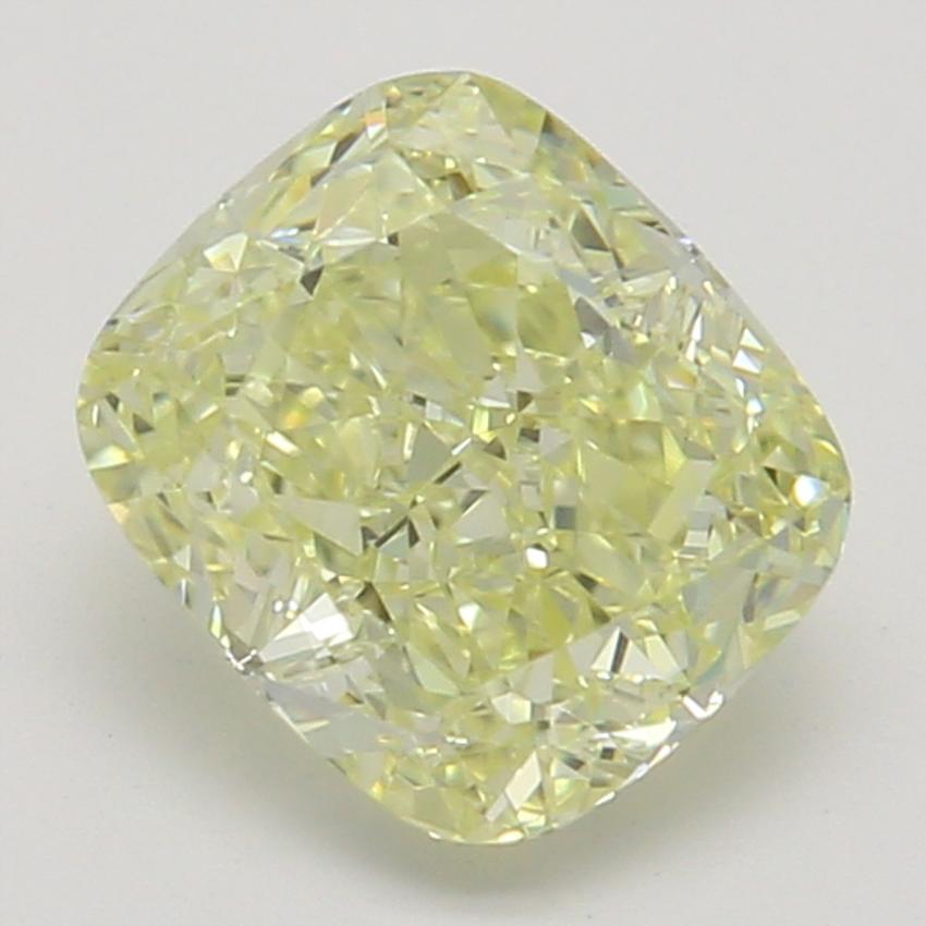 0.76 Ct. Fancy Yellow Cushion Diamond