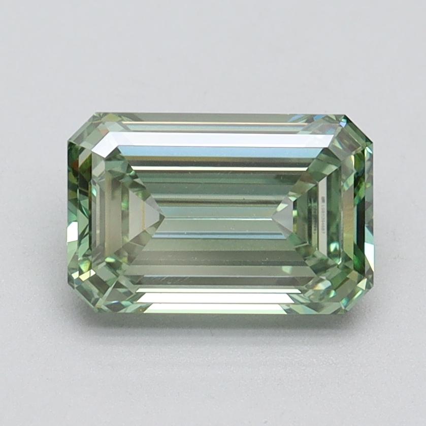 1.51 Ct. Fancy Intense Green Emerald Lab Grown Diamond
