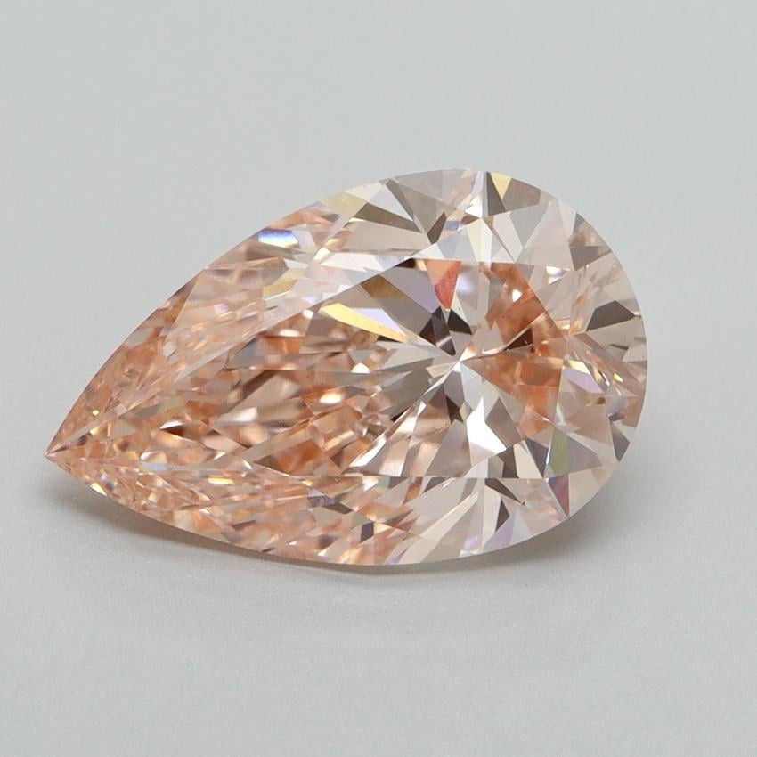 3.10 Ct. Fancy Intense Pink Pear Lab Grown Diamond
