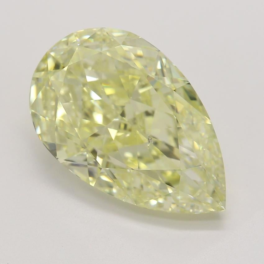 4.01 Ct. Fancy Yellow Pear Diamond
